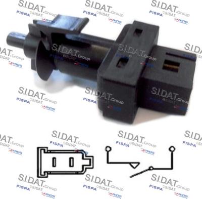 Sidat 5.140093A2 - Brake Light Switch xparts.lv