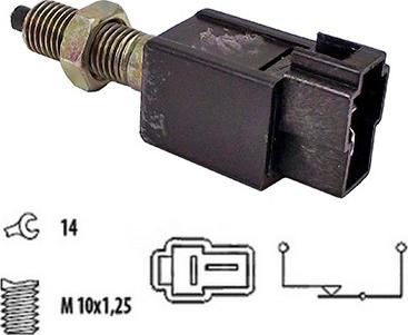 Sidat 5.140060 - Выключатель фонаря сигнала торможения xparts.lv