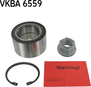 SKF VKBA 6559 - Комплект подшипника ступицы колеса xparts.lv