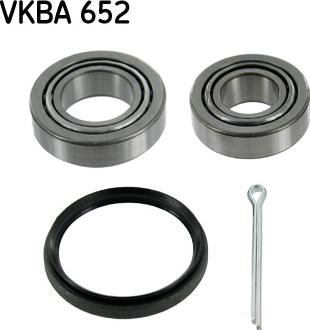 SKF VKBA 652 - Комплект подшипника ступицы колеса xparts.lv