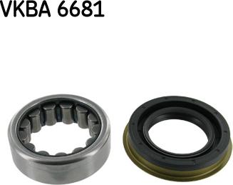 SKF VKBA 6681 - Комплект подшипника ступицы колеса xparts.lv