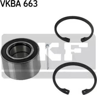 SKF VKBA 663 - Wheel hub, bearing Kit xparts.lv