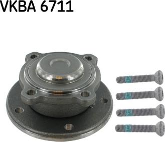 SKF VKBA 6711 - Комплект подшипника ступицы колеса xparts.lv