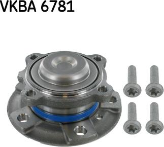 SKF VKBA 6781 - Wheel hub, bearing Kit xparts.lv