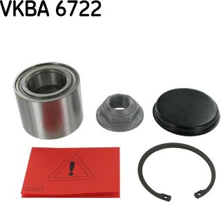 SKF VKBA 6722 - Комплект подшипника ступицы колеса xparts.lv