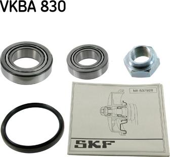 SKF VKBA 830 - Riteņa rumbas gultņa komplekts xparts.lv