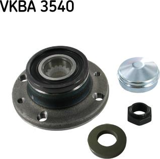 SKF VKBA 3540 - Комплект подшипника ступицы колеса xparts.lv