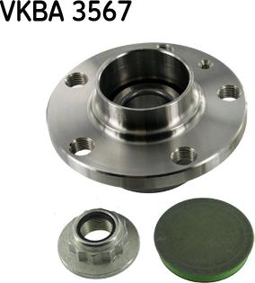 SKF VKBA 3567 - Wheel hub, bearing Kit xparts.lv