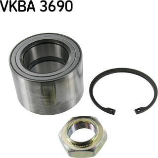 SKF VKBA 3690 - Комплект подшипника ступицы колеса xparts.lv