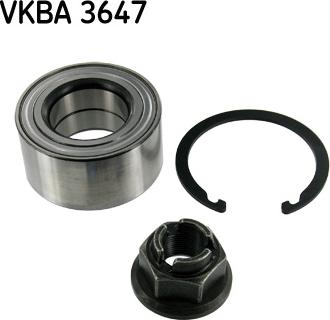 SKF VKBA 3647 - Wheel hub, bearing Kit xparts.lv