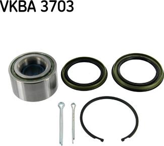 SKF VKBA 3703 - Wheel hub, bearing Kit xparts.lv