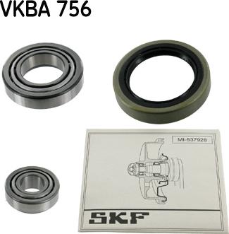 SKF VKBA 756 - Riteņa rumbas gultņa komplekts xparts.lv