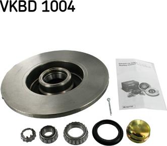SKF VKBD 1004 - Тормозной диск xparts.lv