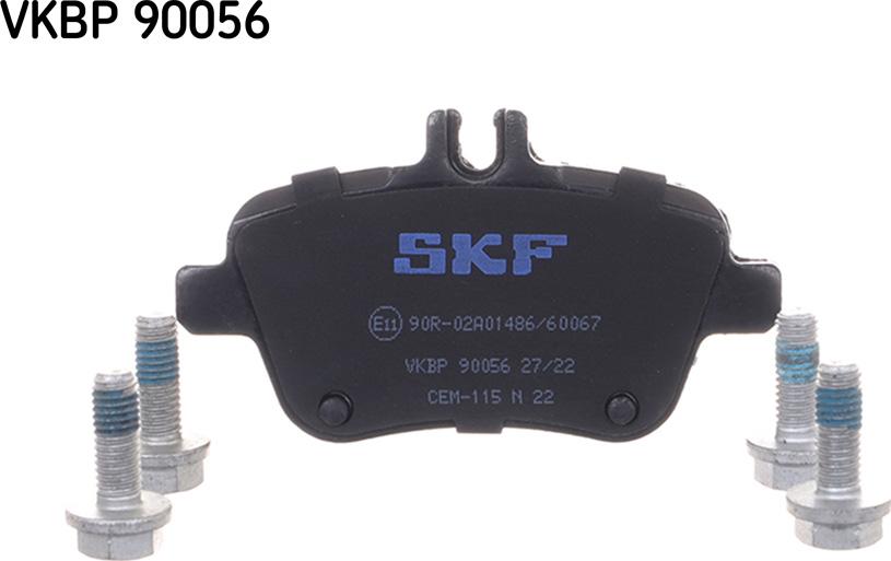 SKF VKBP 90056 - Тормозные колодки, дисковые, комплект xparts.lv