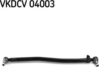 SKF VKDCV 04003 - Stūres garenstiepnis xparts.lv