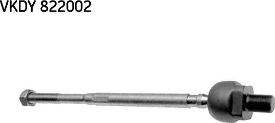 SKF VKDY 822002 - Inner Tie Rod, Axle Joint xparts.lv