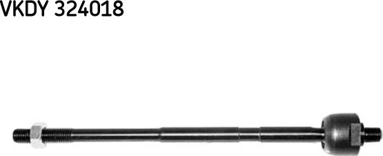 SKF VKDY 324018 - Aksiālais šarnīrs, Stūres šķērsstiepnis xparts.lv