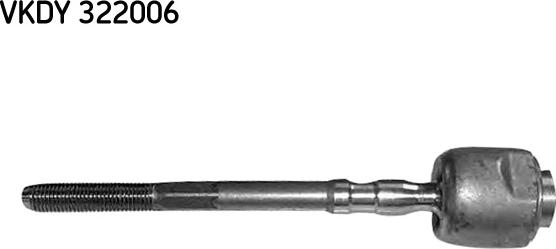 SKF VKDY 322006 - Aksiālais šarnīrs, Stūres šķērsstiepnis xparts.lv