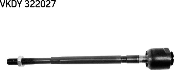 SKF VKDY 322027 - Aksiālais šarnīrs, Stūres šķērsstiepnis xparts.lv