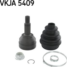 SKF VKJA 5409 - Шарнирный комплект, ШРУС, приводной вал xparts.lv