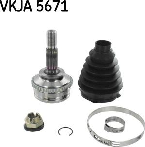 SKF VKJA 5671 - Joint Kit, drive shaft xparts.lv
