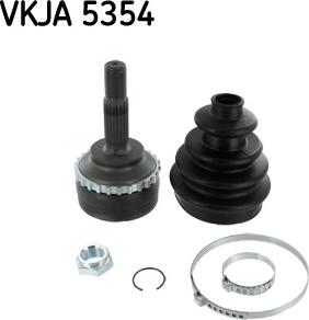 SKF VKJA 5354 - Шарнирный комплект, ШРУС, приводной вал xparts.lv