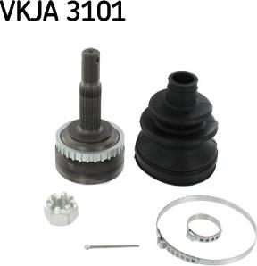 SKF VKJA 3101 - Šarnīru komplekts, Piedziņas vārpsta xparts.lv