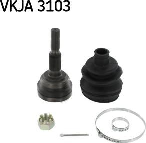 SKF VKJA 3103 - Шарнирный комплект, ШРУС, приводной вал xparts.lv