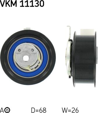 SKF VKM 11130 - Tensioner Pulley, timing belt xparts.lv