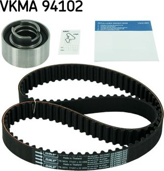 SKF VKMA 94102 - Paskirstymo diržo komplektas xparts.lv