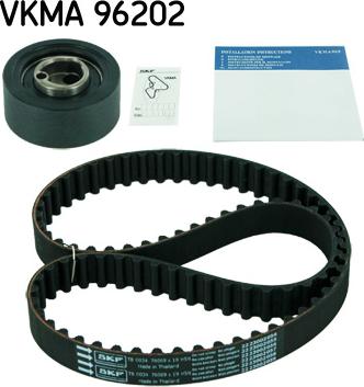 SKF VKMA 96202 - Paskirstymo diržo komplektas xparts.lv