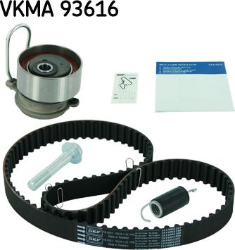 SKF VKMA 93616 - Paskirstymo diržo komplektas xparts.lv
