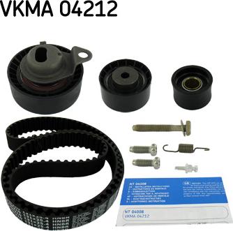 SKF VKMA 04212 - Zobsiksnas komplekts xparts.lv