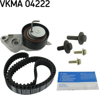 SKF VKMA 04222 - Paskirstymo diržo komplektas xparts.lv