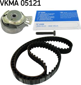 SKF VKMA 05121 - Paskirstymo diržo komplektas xparts.lv
