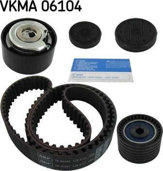 SKF VKMA 06104 - Timing Belt Set xparts.lv