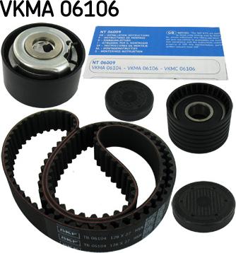 SKF VKMA 06106 - Timing Belt Set xparts.lv