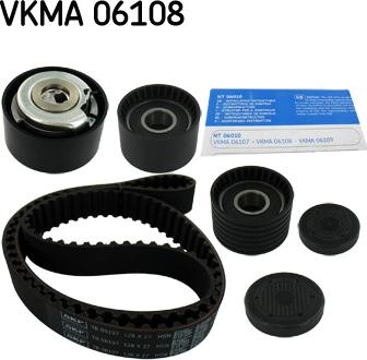 SKF VKMA 06108 - Zobsiksnas komplekts xparts.lv