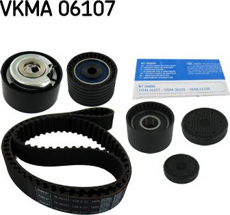 SKF VKMA 06107 - Комплект ремня ГРМ xparts.lv