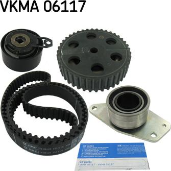 SKF VKMA 06117 - Zobsiksnas komplekts xparts.lv