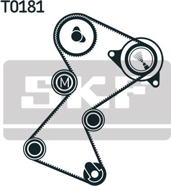 SKF VKMA 06128 - Zobsiksnas komplekts xparts.lv