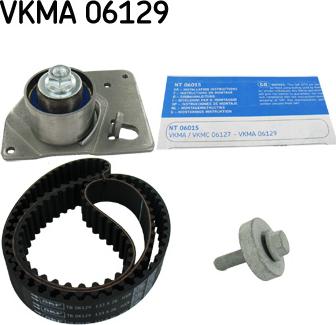 SKF VKMA 06129 - Комплект ремня ГРМ xparts.lv