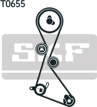 SKF VKMA 06123 - Timing Belt Set xparts.lv