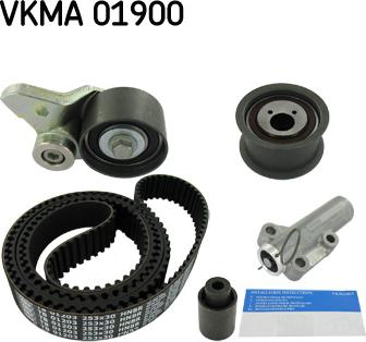 SKF VKMA 01900 - Paskirstymo diržo komplektas xparts.lv
