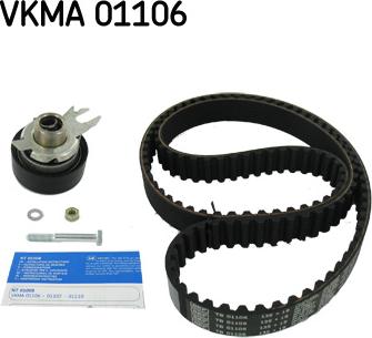 SKF VKMA 01106 - Paskirstymo diržo komplektas xparts.lv