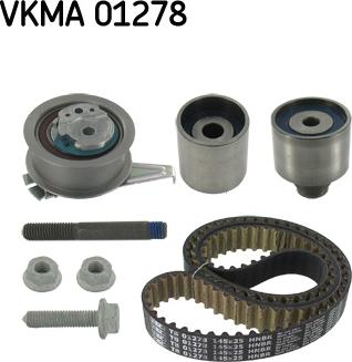 SKF VKMA 01278 - Zobsiksnas komplekts xparts.lv