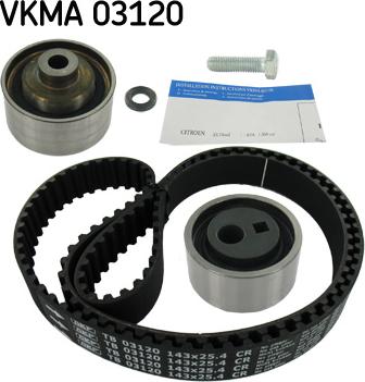 SKF VKMA 03120 - Timing Belt Set xparts.lv