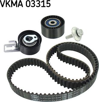 SKF VKMA 03315 - Zobsiksnas komplekts xparts.lv