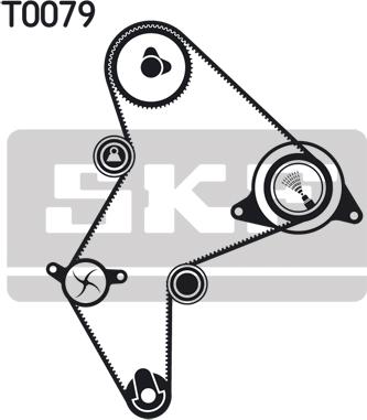 SKF VKMA 03251 - Timing Belt Set xparts.lv
