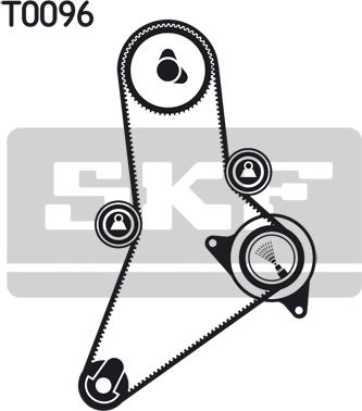 SKF VKMA 02984 - Timing Belt Set xparts.lv